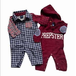 Andy & Evan One Piece , Baby Gap Plaid 0-3 months